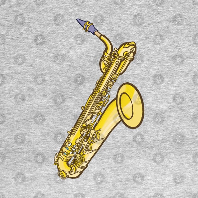 Baritone saxophone by ElectronicCloud